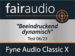 Testsiegel Fyne Audio Classic 10